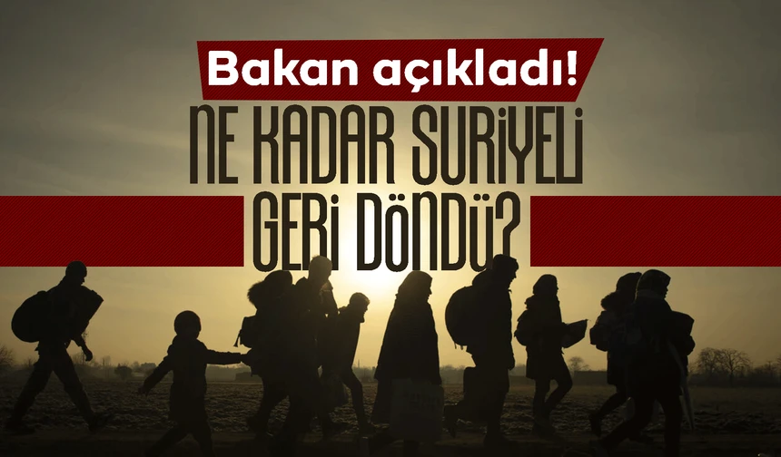 NE KADAR SURİYELİ GERİ DÖNDÜ