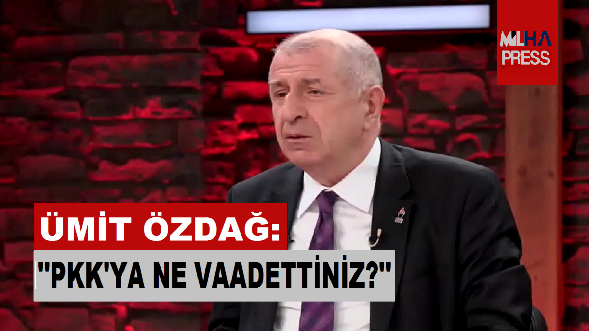 Zafer Partisi lideri Ümit Özdağ'dan Cumhur İttifakına sert soru: PKK'ya ne vadettiniz?